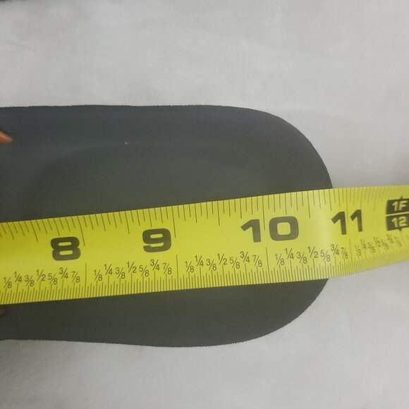 Tommy Hilfiger Wedge Flip Flop Sandals Womens Size 11 Blue Brown Fabric Slip On - Picture 9 of 9